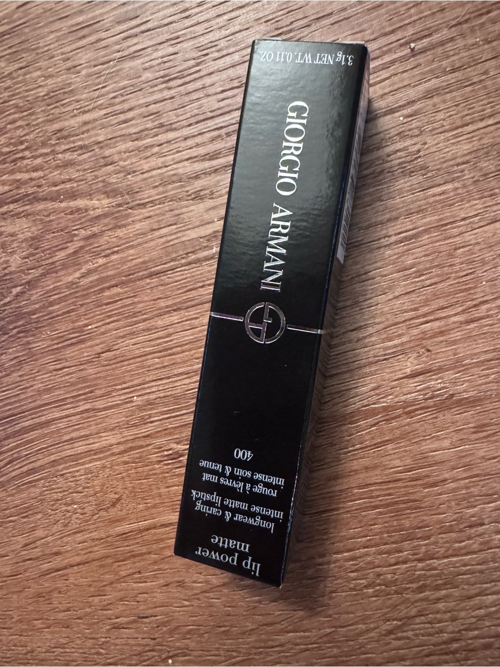 Giorgio Armani Lip Power Red Matte Lipstick - Shade 400 - Picture 3 of 5